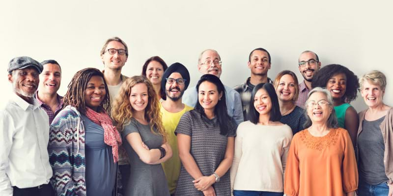 Group of Smiling People