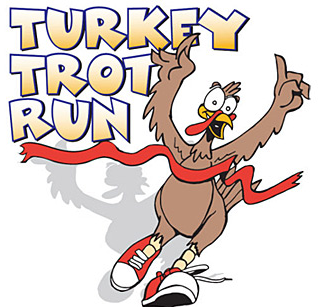 Turkey Trot Run Logo